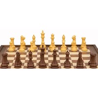 Dal Rossi Italy Queen's Gambit Style Chess Pieces 90mm CHESSMEN ONLY