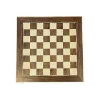 Dal Rossi Italy Chess Set 16" Board, With French lardy Chess Pieces, Boxwood / Sheesham 85mm Wooden Double Weighted