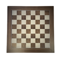 Dal Rossi Italy Chess Set 20" Board, With French lardy Chess Pieces, Boxwood / Sheesham 85mm Wooden Double Weighted