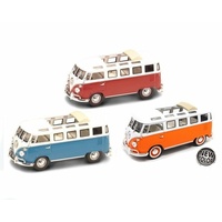 1:43 1962 VW Microbus w/Sunroof Assorted Colours