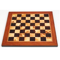 Dal Rossi 40cm Walnut Shiny Finish Chess Board