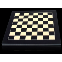Dal Rossi 40cm Black and Erable Chess Board  - L7902DR-B