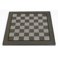 Dal Rossi 40cm Carbon Fibre Finish Chess Board  - L7905DR-B