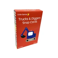 Little Genius Trucks & Diggers Snap Cards