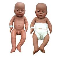 Multicultural New Born Baby Doll Boy with Nappy