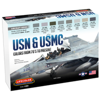 LifeColor Modern USN & USMC 1970-Present (22ml x 8)