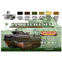 Lifecolor NATO M.E.R.D.C. Acrylic Paint Set