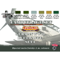 Lifecolor German WWII Luftwaffe #1 Acrylic Paint Set