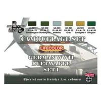 Lifecolor German WWII Luftwaffe #1 Acrylic Paint Set