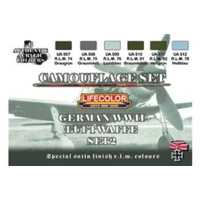Lifecolor German WWII Luftwaffe #2 Acrylic Paint Set