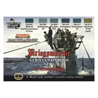 Lifecolor German WWII Navy #2 Acrylic Paint Set