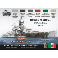 Lifecolor Italian Navy WWII Acrylic Paint Set