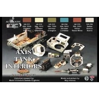 Lifecolor Interiors Of German And Italian Tanks WWII Acrylic Paint Set