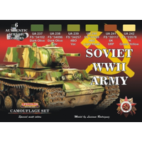 Lifecolor Soviet WWII Army Camouflage Acrylic Paint Set
