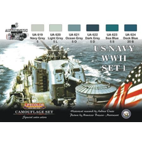 Lifecolor US Navy #1 Acrylic Paint Set