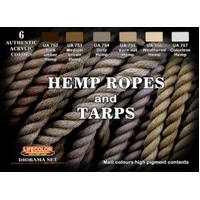 Lifecolor Hemp Ropes And Tarps Acrylic Paint Set