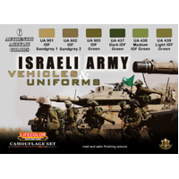 Lifecolor Israeli Army Vehicle & Uniforms Acrylic Paint Set