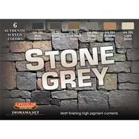 Lifecolor Stone Grey Acrylic Paint Set