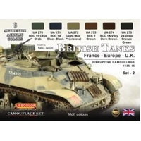 Lifecolor British Tanks #2 Acrylic Paint Set