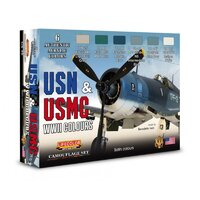 Lifecolor USN & USMC WWII Colours Acrylic Paint Set