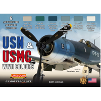 Lifecolor USN & USMC WWII Colours Acrylic Paint Set