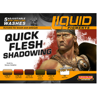 Lifecolor Liquid Pigments Quick Flesh Shadowing (5 Wash Set)