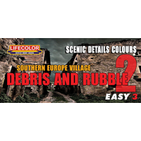 Lifecolor Sth Europe Village Debris And Rubble #2 Detail Colour Acrylic Paint Set