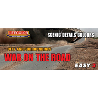Lifecolor City And Surrounds War On The Road Acrylic Paint Set