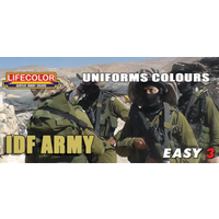 Lifecolor Uniforms Colours IDF Army Acrylic Paint Set
