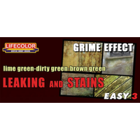 Lifecolor Grime Effect Leaking And Stains Acrylic Paint Set