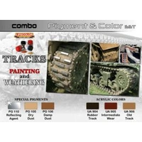 Lifecolor Tracks Painting And Weathering Pigment And Colour Acrylic Paint Set