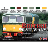 Lifecolor British Trains #2 Acrylic Paint Set