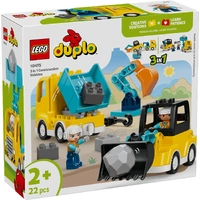 LEGO Duplo Town 3-in-1 Construction Vehicles 10475