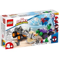 LEGO Marvel Spiderman Hulk vs. Rhino Truck Showdown 10782