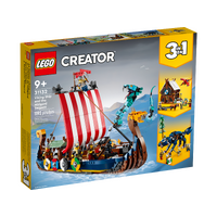 LEGO CREATOR Viking Ship And The Midgard Serpent 31132