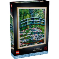 LEGO Art Claude Monet Bridge Over A Pond Of Water Lilles 31120