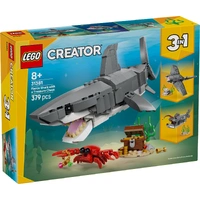 LEGO Creator 3-in-1 Fierce Shark with a Treasure Chest 31381