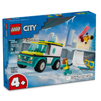 LEGO City Emergency Ambulance and Snowboarder 60403