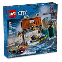 LEGO City Police Speedboat and Crooks' Hideout 60417