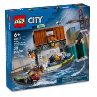 LEGO City Police Speedboat and Crooks' Hideout 60417