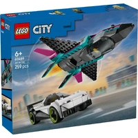 LEGO City Jet vs. Car 60489