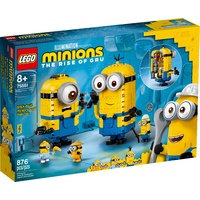 LEGO Minions Brick-built Minions and their Lair 75551