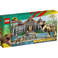 LEGO Jurassic World Visitor Center: T. rex & Raptor Attack 76961