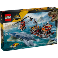 LEGO Jurassic World Mosasaurus Dinosaur Boat Attack 77983