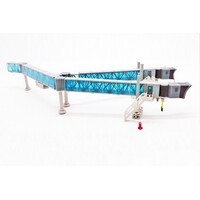 JC Wings 1/200 Airport Passenger Bridge B747 (Blue) Diecast Aircraft