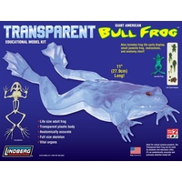 Lindberg Transparent Bull Frog (11 Long) Plastic Model Kit HL301