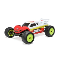 Losi Mini T 2.0 Brushless V2 Stadium Truck, RTR, Red, LOS-1056T1