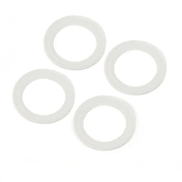 Losi White Snap in Beadlock Rings, 4pcs, LMT 2.0