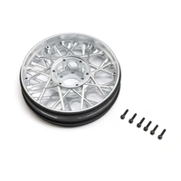 Losi Front Satin Chrome Wheel Set, ProMoto SM