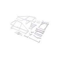 Losi Cage Set, White, 22S Sprint Car